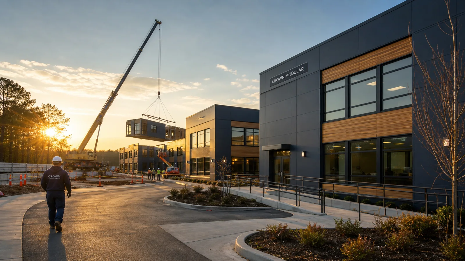 Crown Modular commercial modular building project